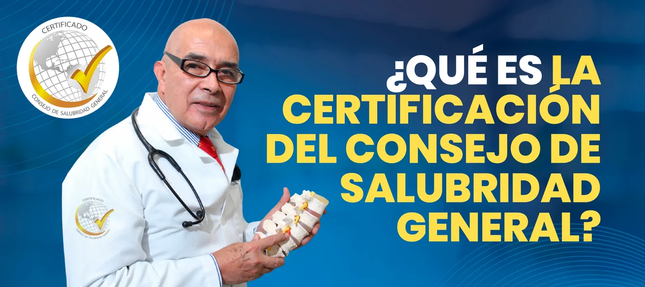 Certificación del Consejo de Salubridad General